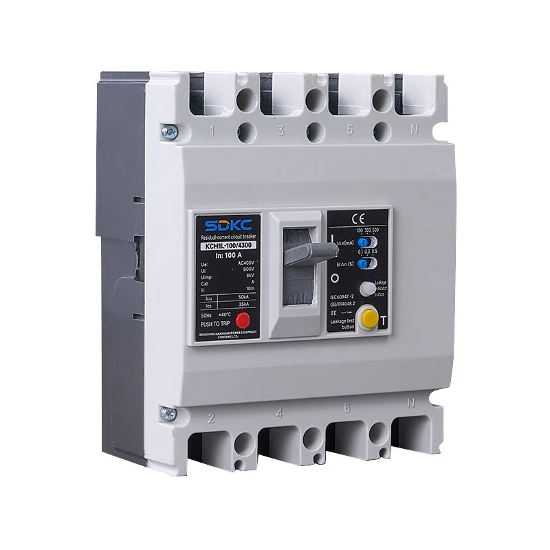 Molded Case Residual Current Circuit Breaker 4P suppliers